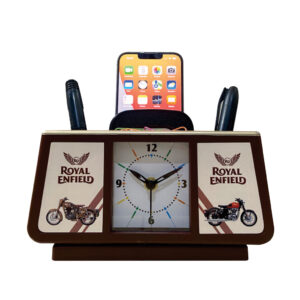 Revolving Table Clock with organizer